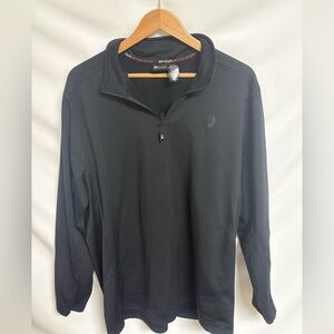Spyder Black Quarter-Zip Athletic Pullover